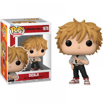 Фигурка Funko Pop Человек бензопила Денджи Chainsaw Man Denji 10 см FP CM D 1678