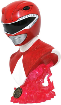 Бюст Diamond Select Toys Legends In 3D Mighty Morphin Power Rangers Red Ranger масштаб 1:2 25 см (699788844793)