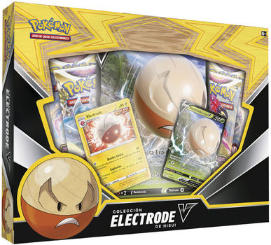 Набір карток Bandai Spanish Pokemon Electrode Hisui V Collectible Card Game Box (820650503269)