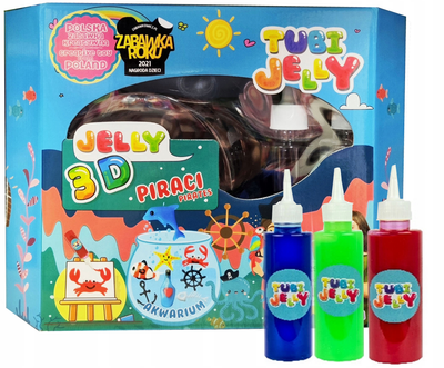 Zestaw kreatywny Tuban Tubi Jelly Piraci 8 kolorów (5901087033323)