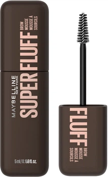 Гель-мусс Maybelline New York Superfluff для эффекта густых бровей 262 Black Brown 5 мл (3600531698768)