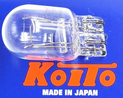 Лампочка стоп сигнал и габаритов заднего фонаря, двухнитиевая KOITO 1891 MS820027