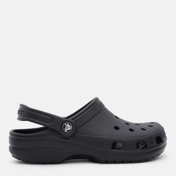 Підліткові крокси-сабо для хлопчика Crocs Jibbitz Classic 10001-001 38-39 (J6/M6/W8) Чорні (841158002436_8411580023372)