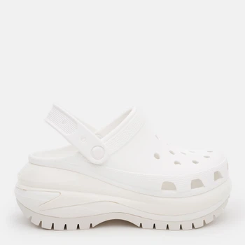 Женские кроксы Crocs Classic Mega Crush Clog 207988-100 41-42 (M8/W10) 26 см Белые (1962651039428)