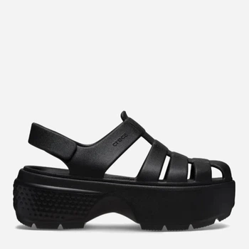 Жіночі сандалії Crocs Stomp Fisherman Sandal Blk 209938-001 37-38 (M5/W7) 23 см Blk (001) (1962656376764)