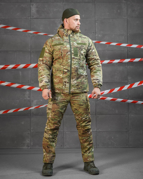 Тактический зимний костюм Горка на флисе 2XL мультикам (90496)