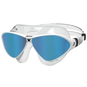 Очки-маска для плавания Zoggs Horizon Flex Mask Titanium (белый, зеркальные линзы) (461109.CLWHMBL)