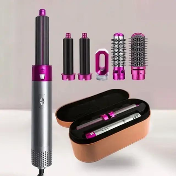 Стайлер Hot Air Styler 5в1 для укладання волосся, 1000 Вт, 5 насадок, з кейсом