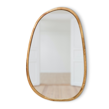 Зеркало асимметричное деревянное Luxury Wood Dali Natural Oak Дуб 55x85 см