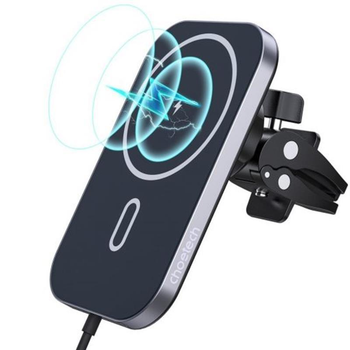 Бездротовий зарядний пристрій Choetech Car Magnetic Mount Inductive Qi Charger 15 W (T200-F) Чорний