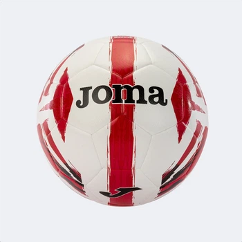 Мяч футбольный Joma LIGHT белый, красный Уни 5