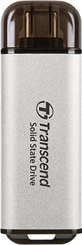 SSD диск Transcend ESD300 512GB USB 3.1 Gen 2 Type-C Silver (TS512GESD300S) External