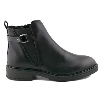 Женские ботинки Casual negro (3934_37) черная кожа