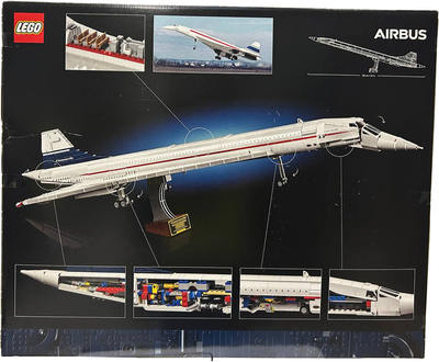 Конструктор LEGO Icons Concorde літак 2083 деталі (10318) (955555907672925) - Уцінка