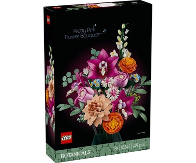 Конструктор Lego Icons Красивый букет розовых цветов 10342