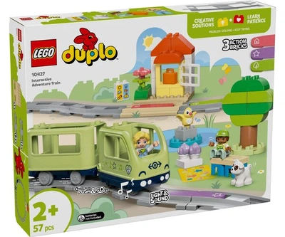 Конструктор LEGO DUPLO Інтерактивний пригодницький потяг (10427)