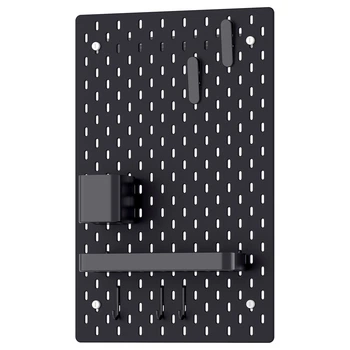 Комбинация перфорированных плит IKEA SKADIS черный, 36x56 см, 695.901.33