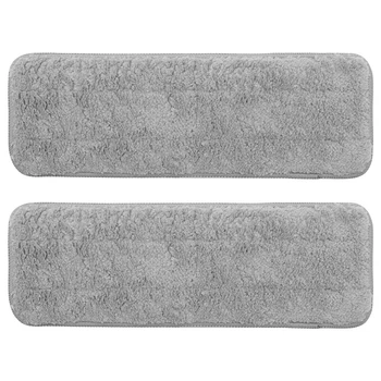 Накладка из микрофибры для плоской швабры IKEA PEPPRIG серый, 10x29 см, 005.676.15