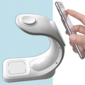 Беспроводная зарядка 3в1 TI7 MagSafe беспроводное зарядное устройство с подвесткой RGB, Белый