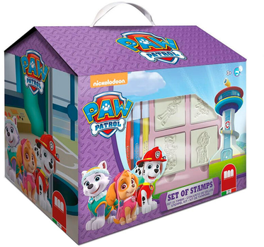 Zestaw kreatywny Multiprint Paw Patrol 20 elementów Fioletowy (8009233099135)