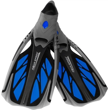 Ласты Aqua Speed INOX 5113 синий, черный, серый Унисекс 38-39