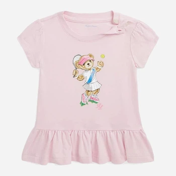 Дитяча футболка для дівчинки Ralph Lauren 516187853 62 см Рожева (1159821601)