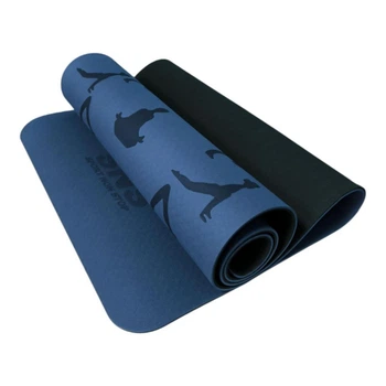 Коврик для йоги SNS Асана с разметкой Blue/Black 23492408