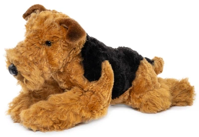 Игрушка мягконабивная Uni-Toys L52104R Собачка Коричневый/Черный
