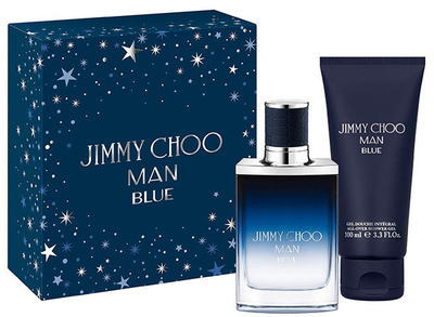 Zestaw męski Jimmy Choo Man Blue Woda toaletowa 50 ml + Żel pod prysznic 100 ml (3386460138376)