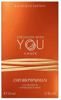 Woda perfumowana męska Giorgio Armani Emporio Armani Stronger With You Amber Exclusive Edition 50 ml (3614273762137)