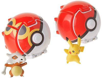 Zestaw figurek Tomy Pokemon Pokeball Pikachu + Cubone (0053941186357)