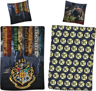 Постільна білизна Warner Brothers Harry Potter 140 x 200 см (5407007981793)