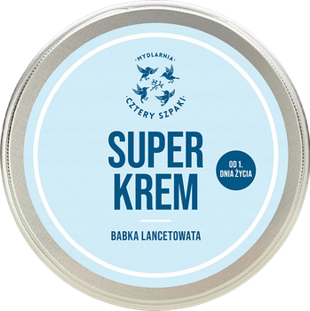 Krem do twarzy Mydlarnia Cztery Szpaki Super Krem Babka Lancetowata 100 ml (5903641984775)