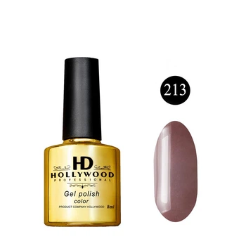 Гель-лак HD Hollywood 213 Молочний Шоколад Щільний 8 ml