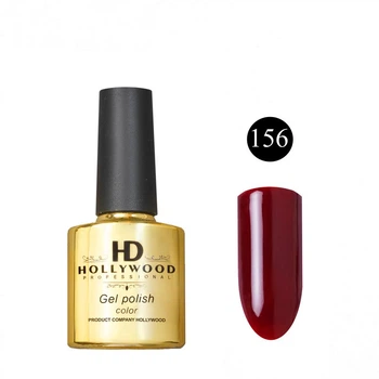 Гель-лак HD Hollywood 156 Стигла Вишня Щільний 8 ml