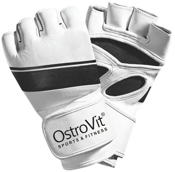 Перчатки для ММА OstroVit HBG-2703.19 размер M Белые (5903933902197)