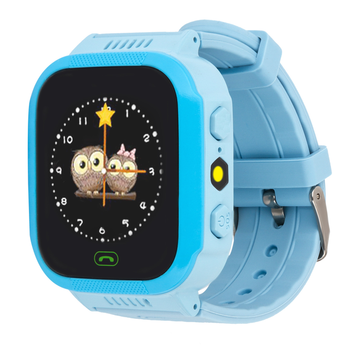 Детские смарт-часы Alfa Q8.1 c GPS и фонариком Blue