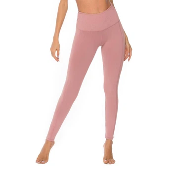 Леггинсы с утяжкой и широким поясом Go Fitness Kate Pink XL (U8013)