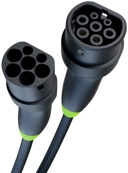 Кабель для зарядки електромобіля Green Cell EV Snap Cable Type 2 11 кВт 7 м (5904326370364)