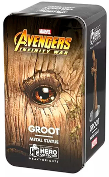 Figurka Eaglemoss Hero Collector Marvel Avengers Infinity Wars Heavyweights Groot skala 1:18 z metalowym pudełkiem 15 cm (5059072007023)