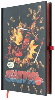 Блокнот Grupo Erik Marvel Deadpool A5 Premium Led 96 аркушів (8435497297374)