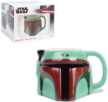 Filiżanka 3D Pyramid International Star Wars The Mandalorian Boba Fett 385 ml (5050574255615)