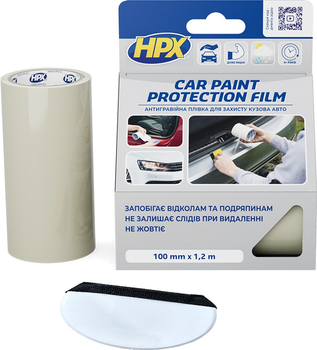 Антигравийная лента HPX 100 мм x 1.2 м Прозрачная (PP1012)