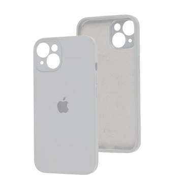 Чохол Fiji Silicone Case Full Camera для Apple iPhone 13 бампер накладка із захистом камери Light Grey
