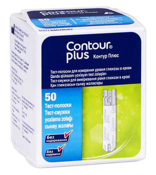 Тест-смужки для глюкометра CONTOUR® Plus 50 шт.