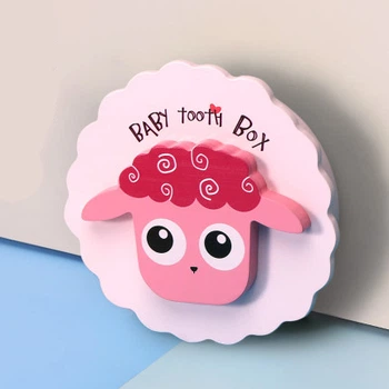 Сувенірна коробка для збереження молочних зубів Argo Baby Tooth Box Баранець Рожевий 50261