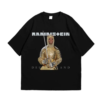 Футболка с принтом Rammstein Deutschland S Черный Ф Ram002-Ч S