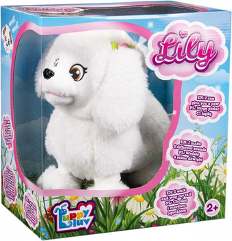 Zabawka interaktywna piesek TM Toys Puppy Luv Lily Biały (5904754608763)