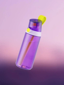 Пляшка Air Up Mini Sipper Shrimp Squid Purple 600 ml з 3-ма різними капсулами