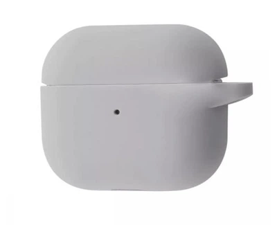 Чехол Silicone Case New for AirPods Pro c карабином gray